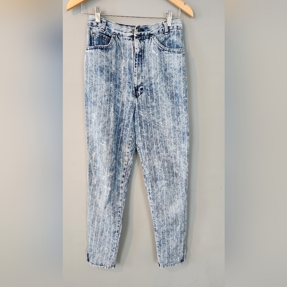 Vintage 80s 90s lorielle acid wash jeans sz sm/0 - Picture 2 of 9